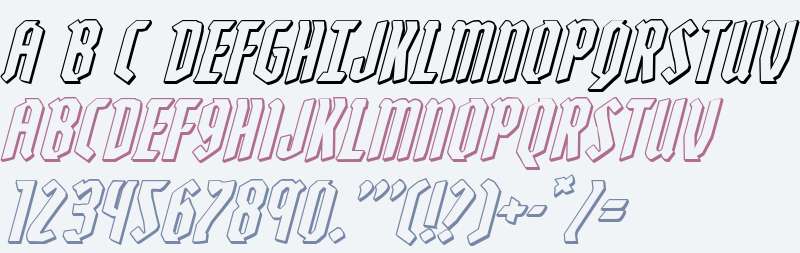 Zollern 3D Italic