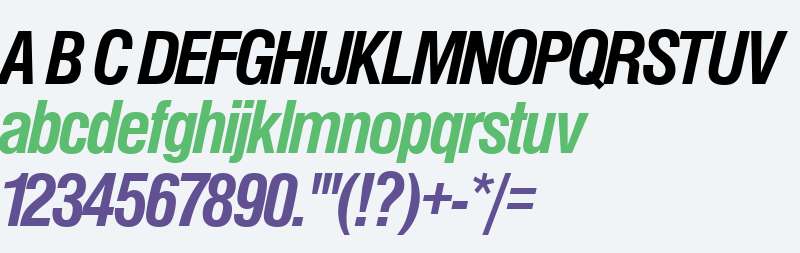 NimbusSanPCon Bold Italic