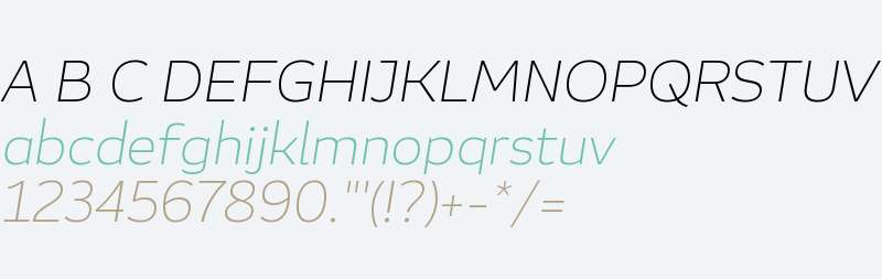 Blanc W00 Ultralight Italic
