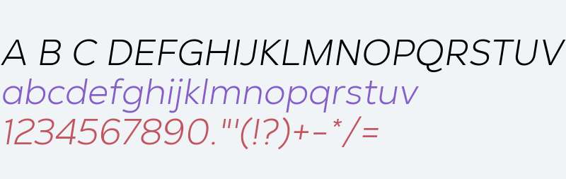 GTVCS-LightItalic