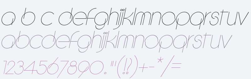 DebevicCircular Italic