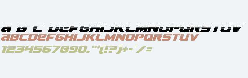 Terran Halftone Italic