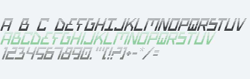 Bionic Type Grad Italic