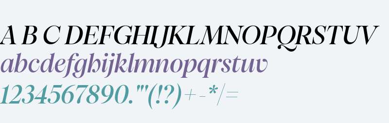 PP Pangaia Medium Italic