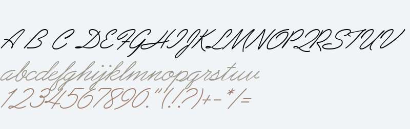 Abrazo Script SSi Italic