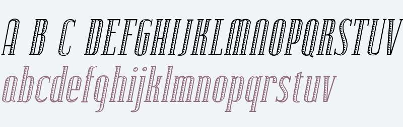 Lexave W01 Fancy Italic