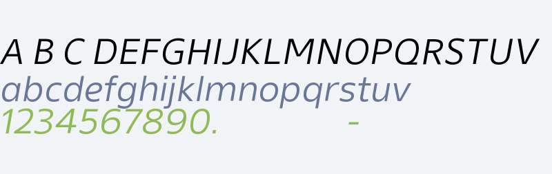 Gelder Sans Test Book Italic