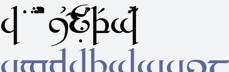 Tengwar Quenya V2