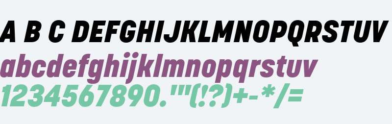 Korolev W01 Heavy Italic