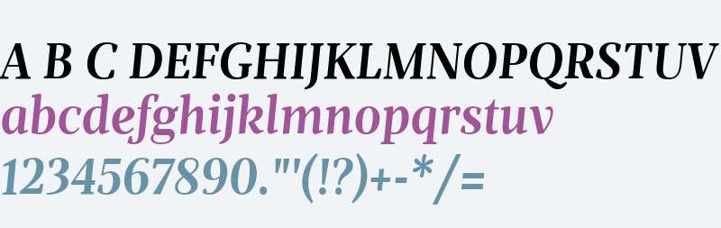 Milio DemiBold Italic Regular