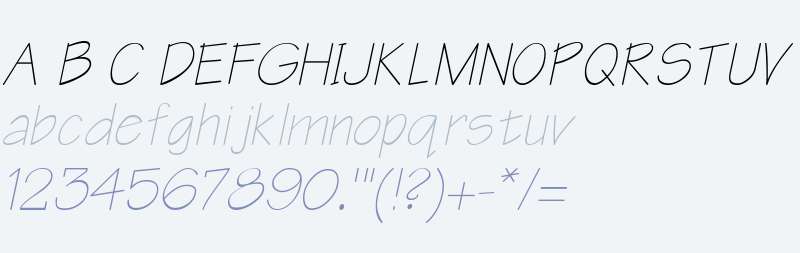 Write Oblique
