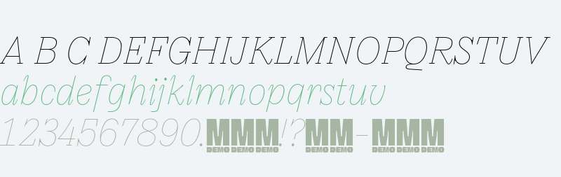 Edie and Eddy Text DEMO Thin