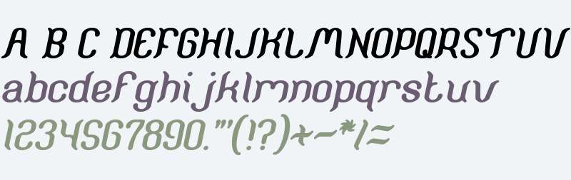 Humaira Aruna Jasmine Bold Italic