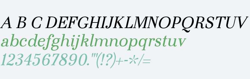 Otama Text W00 Italic