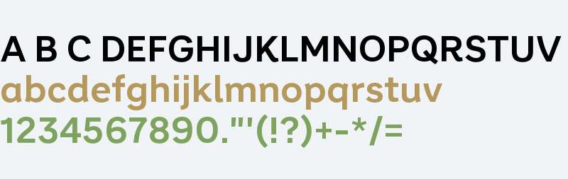 Very Sans Medium Text