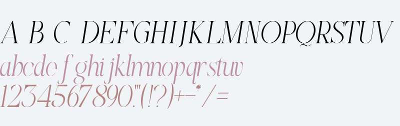 Nauka italic