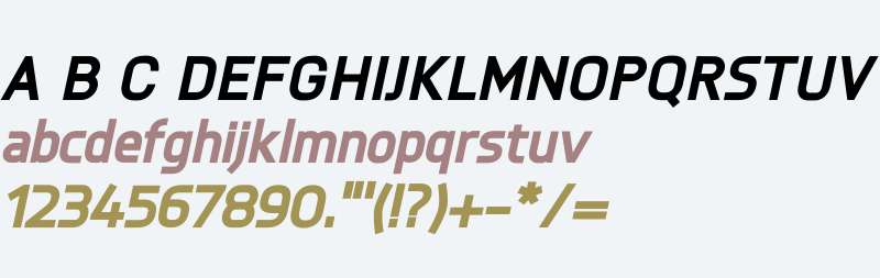 Knul W00 ExtraBold Italic