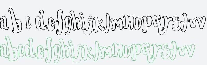 FontForTheDumped Outline