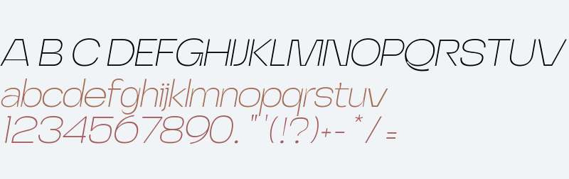 Quanta Grotesk Pro Thin Ita