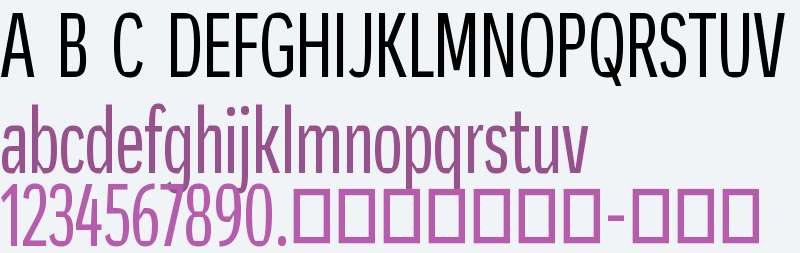 Mynor Book Extra Condensed