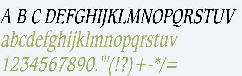 Clayton Thin Italic