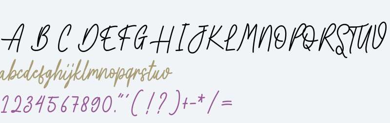 Writting Vintage
