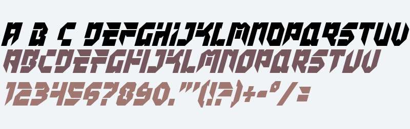 Tokyo Drifter Condensed Ital