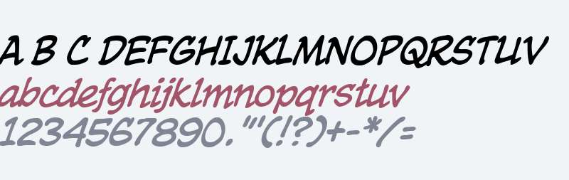 CCTrueBeliever W00 Italic