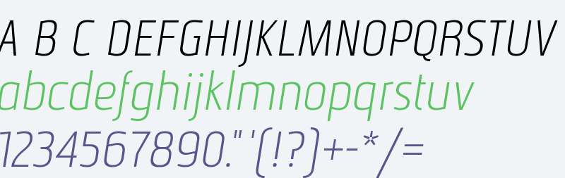 Nautikka W00 Light Italic