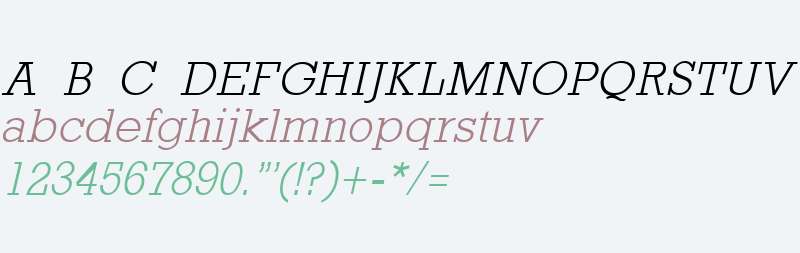 Rockney Light Italic V2
