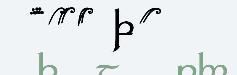 Tengwar Elfica A