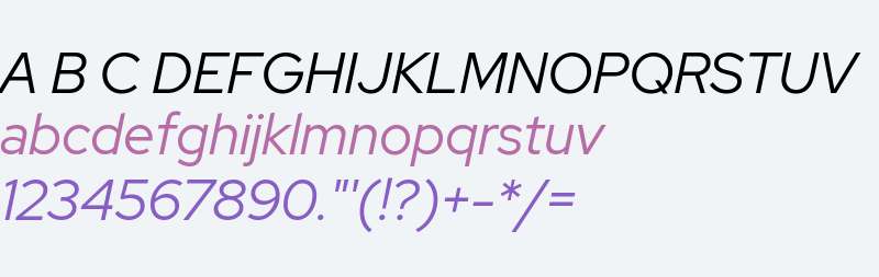 Red Hat Display Italic