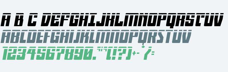 Sky Ghost Laser Italic