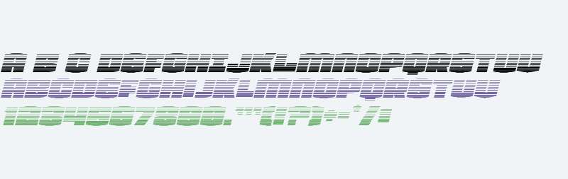 Team Galaxy Gradient Italic