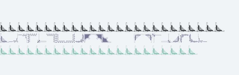 Vintage Decorative Corners 4