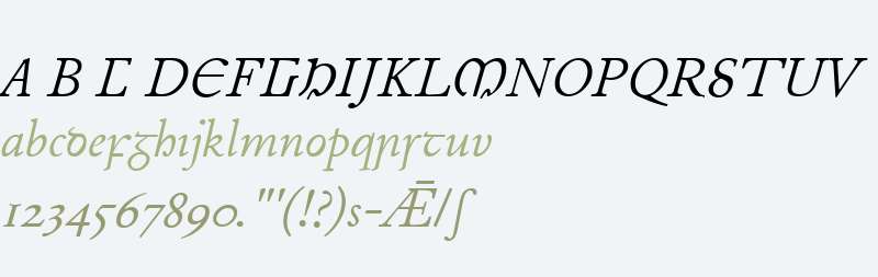 Junius Italic