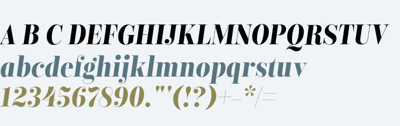 Encorpada Classic Condensed Bold Italic