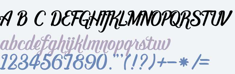 Early Morning Typeface