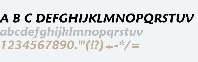 Maiandra Demi Bold Italic GD