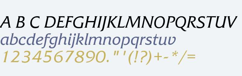 FrizQuadrataITC W08 Italic