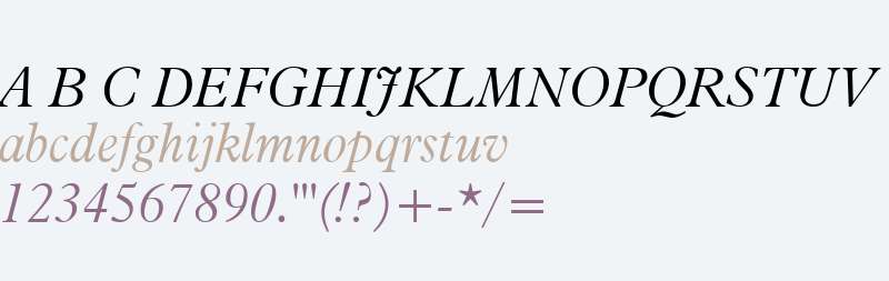 Aldine 721 Light Italic BT