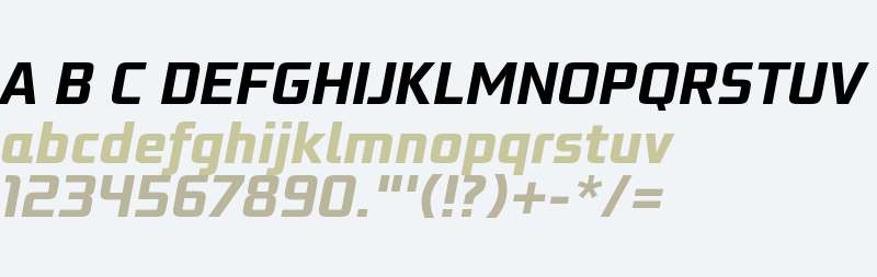 Bunken Tech Sans Pro Bold