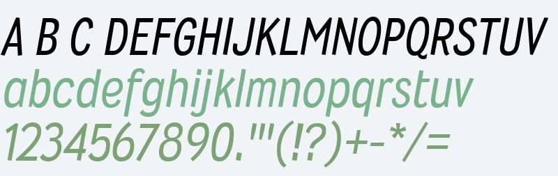 Wyvern W00 Italic
