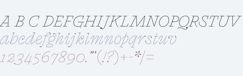 Fragen Thin Italic