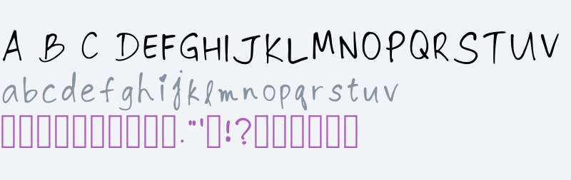 Akc Handwriting Font Regular