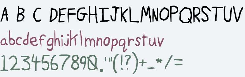 Ruji's Handwriting Font