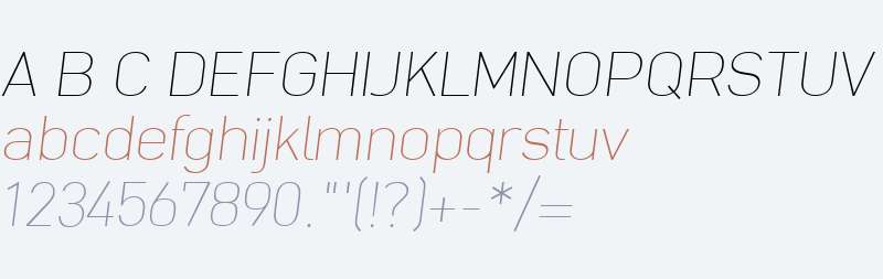 Nota W01 ThinOblique