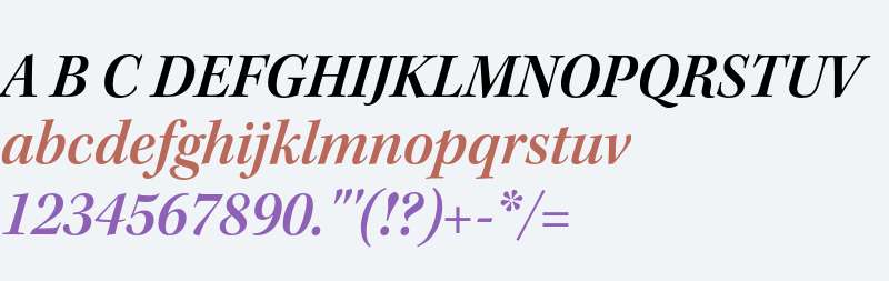 Kepler Std Semibold Italic Subhead