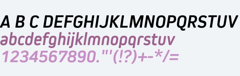 Kiro W03 Bold Italic