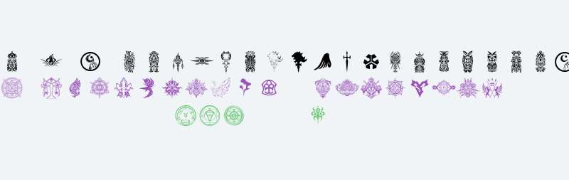 Final Fantasy Symbols